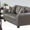 50680 Demeter Sofa in Stocked Ashes Fabric by Acme w/Options