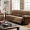 51140 Malvern Motion Sofa Light Brown Fabric by Acme w/Options