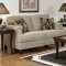 Soprano Beige Fabric Sofa & Loveseat Set w/Optional Chair