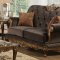 Orianne Sofa 53795 in Chocolate Fabric by Acme w/Options