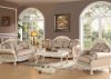 Dresden Sofa in Antique Style White PU Leather by Acme w/Options