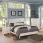 Tyler Bedroom 5Pc Set in White by Acme w/Optional Casegoods