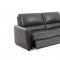 Sloan Power Motion Sectional Sofa Dark Gray Leather by Beverly