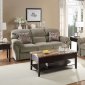 Valentina Sofa 9619BR in Brown Microfiber by Homelegance