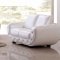 838 Sofa in White Leather by ESF w/Optional Loveseat & Chair