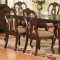 Warm Brown Cherry Finish Classic 5Pc Dining Set w/Options