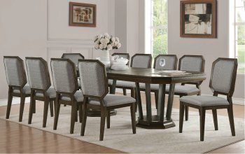 Selma Dining Table 64090 in Tobacco & Gray by Acme w/Options [AMDS-64090-Selma]