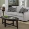 504031 Charlotte Sofa in Light Grey Fabric by Coaster w/Options