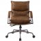 Haggar Office Chair 92539 in Coffee Top Grain Leather by Acme