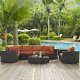 Sojourn Outdoor Patio 7Pc Sectional Set EEI-1878 by Modway