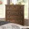 Mcville CM7558 Bedroom in Dark Oak Finish w/Options