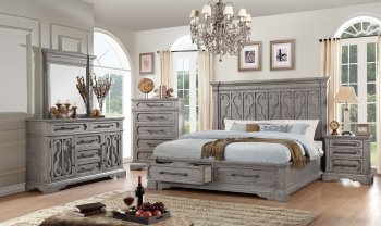 Artesia Bedroom 27100 in Salvaged Natural by Acme w/Options [AMBS-27100-Artesia]