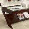 CM4004 Vint Coffee Table in Dark Cherry w/Optional End Table