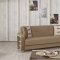 Decora Sofa Bed in Brown Fabric by Casamode w/Options