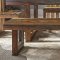 Paloma Dining Table 109561 in Grey Sheesham by Coaster w/Options