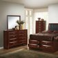 Hayden Bedroom in Merlot by Global w/Optional Case Goods