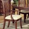 Distressed Cherry Finish Dining Furniture W/Carved Details