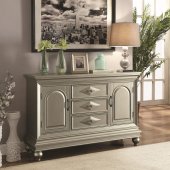 950633 Accent Cabinet in Silver Tone by Coaster