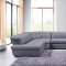 397 Sectional Sofa in Grey Italian Leather by J&M w/Options