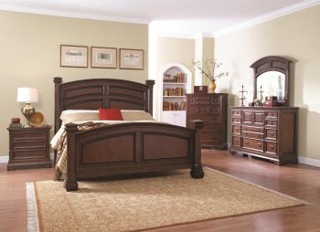 Savannah 203591 Bedroom in Burnished Cognac by Coaster w/Options [CRBS-203591 Savannah]