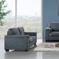 U861-GR Sofa & Loveseat Set by Global in Gray Fabric w/Options