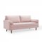 Valour Sofa in Pink Velvet Fabric by Modway w/Options