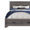 Ryan Bedroom Set 5Pc in Dark Gray by Global w/Options