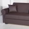 Floris Escudo Sofa Bed in Brown Leatherette w/Optioins