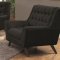 Natalia Sofa in Black Fabric 503774 by Coaster w/Options