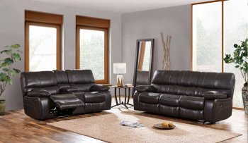 U0040 Motion Sofa Set in Espresso Bonded Leather by Global [GFS-U0040 Espresso]