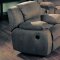 Saddle Microfiber Stylish Living Room w/Recliner Seats