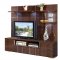 AV291-75 TV Stand in Dark Figured Sycamore by Pantek w/Options