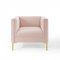 Resonate Accent Chair in Pink Velvet by Modway