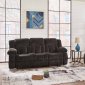 U1600 Motion Sofa in Brown Fabric by Global w/Options