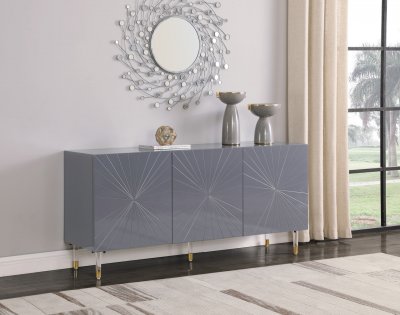 Starburst Buffet 317 in Grey Lacquer by Meridian