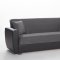 Power Rainbow Dark Gray Sofa Bed in Fabric by Sunset