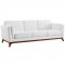 Chance Sofa in White Fabric by Modway w/Options