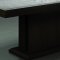 Glacier Dining Table in Wenge by Casabianca w/Grey Marble Top