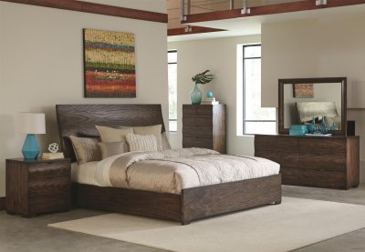 Calabasas 203791 Bedroom in Dark Brown by Coaster w/Options