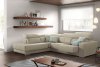 Shakira Sectional Sofa in Cream Leather by ESF