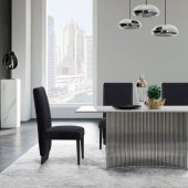 D7070DT Dining Table by Global w/Optional D12DC-BLK Chairs