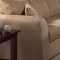 Camel Microfiber Modern Sectional Sofa w/Optional Items