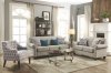 Gideon Sofa & Loveseat Set 506401 in Cement Fabric by Coaster