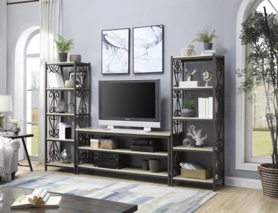 Fairhope Entertainment Unit 35800 in Marble by Homelegance