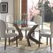 San Vicente Dining Set 5Pc by Coaster w/Glass Top