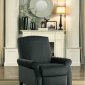 Warrick Accent Recliner 8213-1 2Pc Set in Black by Homelegance