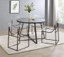 Jillian Dining Set 5Pc 120630 Black Nickel by Coaster