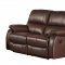 Jedidiah Motion Sofa 8315 in Chocolate by Homelegance w/Options