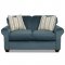 Mayhew Sofa in Blue Fabric by Klaussner w/Queen Sleeper