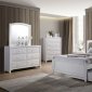 Kirsten 4Pc Youth Bedroom Set CM7547WH in White w/Options